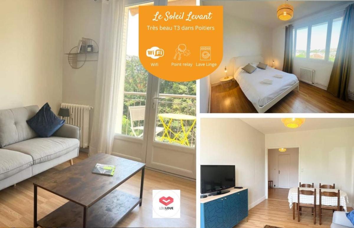 Le Soleil Levant - Beau T3 Moderne Et Lumineux Poitiers Exterior foto